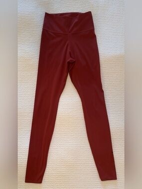 Nike | Women's Burgundy High-Rise Leggings | Workout & Athleisure | XS